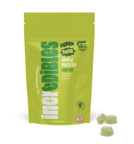 Incredibles | Sour Apple Pucker Gummies | 100mg