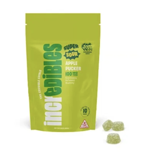 INCREDIBLES - Incredibles | Sour Apple Pucker Gummies | 100mg