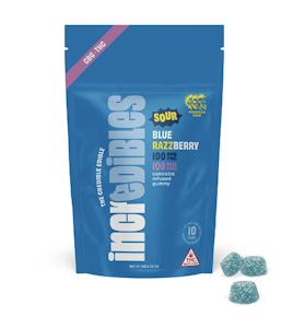 INCREDIBLES - Incredibles | Sour Blue Razzberry 1:1 CBG Gummies | 100mg