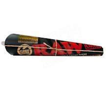 RAW Authentic Classic Black 1 1/4 Cones 6 Pack