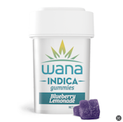 Wana - HIGH DOSE Gummies - Blueberry Lemonade - Indica - 1000mg x 10pk  *med only*