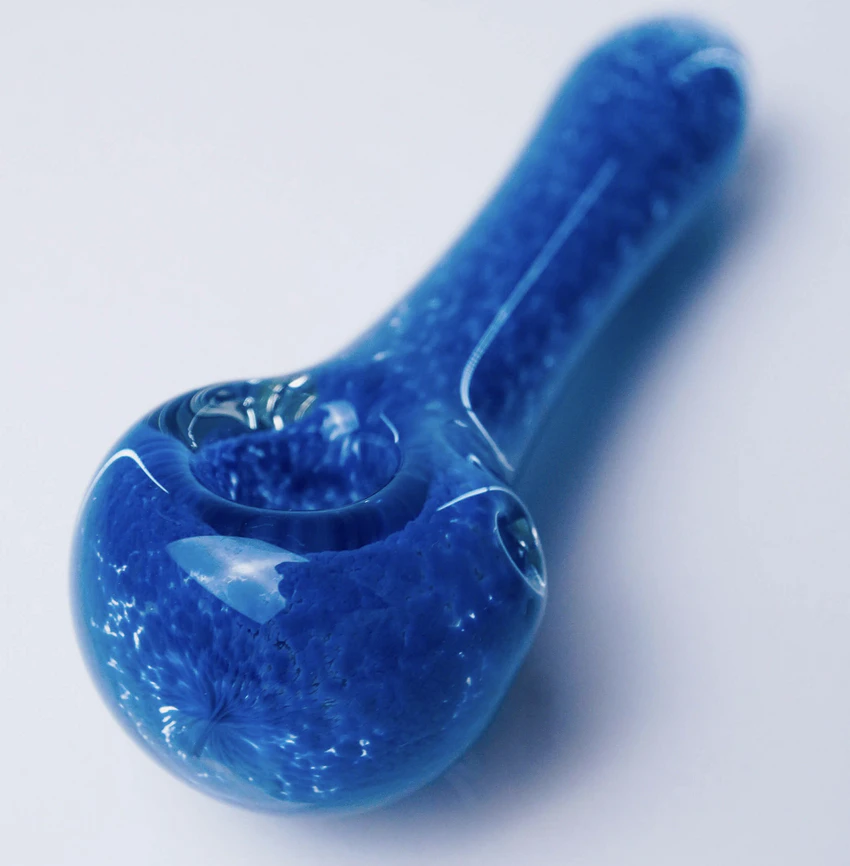 Diamond Leaf - Medium Glass Pipe Main Image