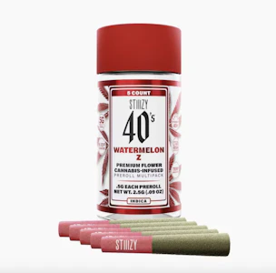 STIIIZY - Watermelon Z (I) | 5pc Infused Preroll Pack | Stiiizy 40's 