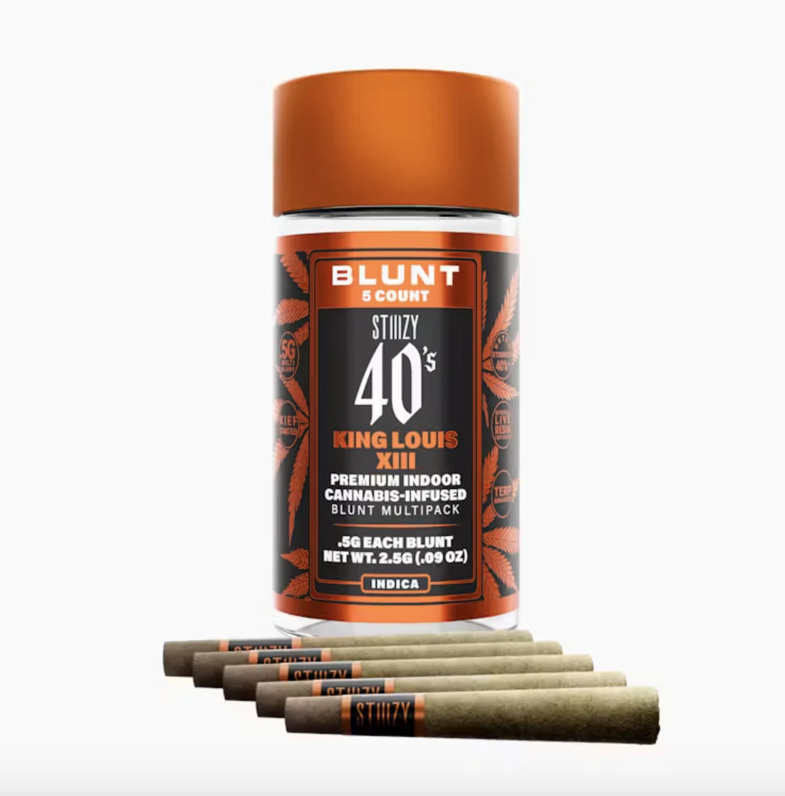 STIIIZY - King Louis XIII (I) | 5pc Mini Blunts | Stiiizy 40's Main Image