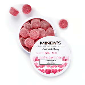 MINDY'S - Mindy's | Gummies (20ct) | Lush Black Cherry 1:1 | 100 mg