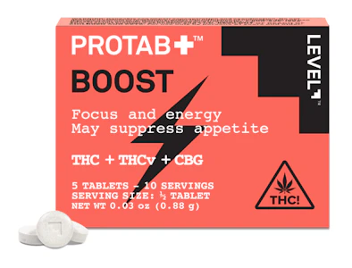 LEVEL+ - Level | Edible | Boost Protab+ | 5ct/100MG
