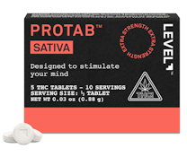 Level | Edible | Sativa Protab | 5ct/100MG