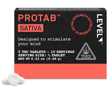 LEVEL+ - Level | Edible | Sativa Protab | 5ct/100MG