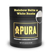  Pura - Flower 3.5g - Rainbow Beltz x White Runtz - Hybrid