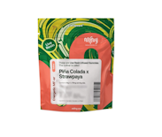 PINA COLADA x STRAWPAYA Live Resin Gummies (10 Count) | MFNY | Edible