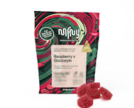 Raspberry x Gazzurple Live Resin Gummies 50mg (10 Count) | MFNY | Edible