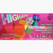Highatus 100mg Watermelon Sour Gummies 10pk