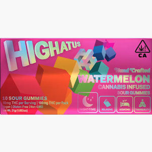 HIGHATUS - Highatus 100mg Watermelon Sour Gummies 10pk
