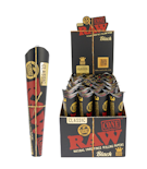 Classic Black King size | Cones - 3pk | Raw