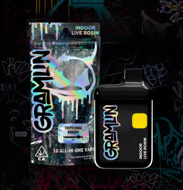 Gramlin - GRAMLIN - AIO - Tropicanna Banana - Live Rosin - 1G Main Image