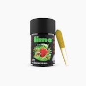 LIME - Infused Prerolls - Strawberry Cough - Live Resin & Hash - Lil Limes - 5PK - 3G