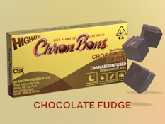 HIGHATUS - Edible - Chocolate Fudge - Chron Bons - 10PK - 100MG