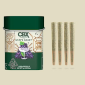 CBX - Preroll - Grape Gasby - 4PK - 2G