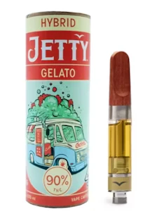 JETTY EXTRACTS - Jetty Extracts - High THC - Gelato - Vape Cart - 1.0g