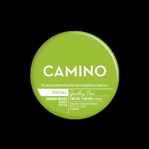 Camino by Kiva - Sparkling Pear CBD "Social"