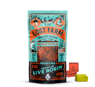 Lost Farm - Island Punch "Mother's Milk" - 100mg Solventless Live Rosin Fruit Chews - 10pk