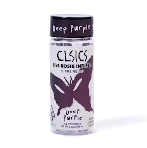 CLSICS - DEEP PURPLE INFUSED PREROLL 5PK - 2.5G