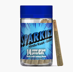 SPARKIEZ - Sparkiez 14G Indica Preroll 14pk