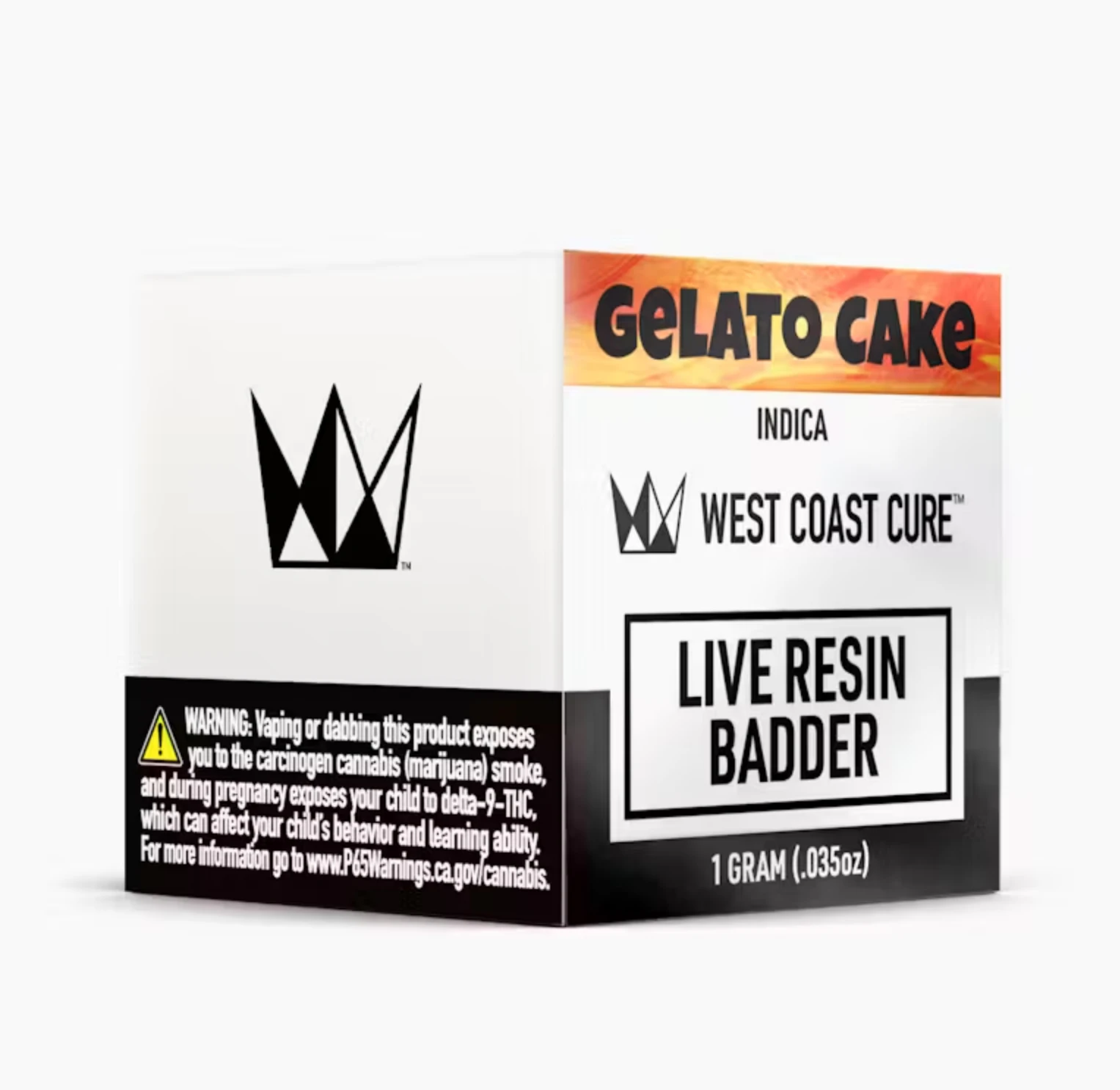 West Coast Cure - West Coast Cure - Gelato Cake - 1g Live Resin Badder Main Image