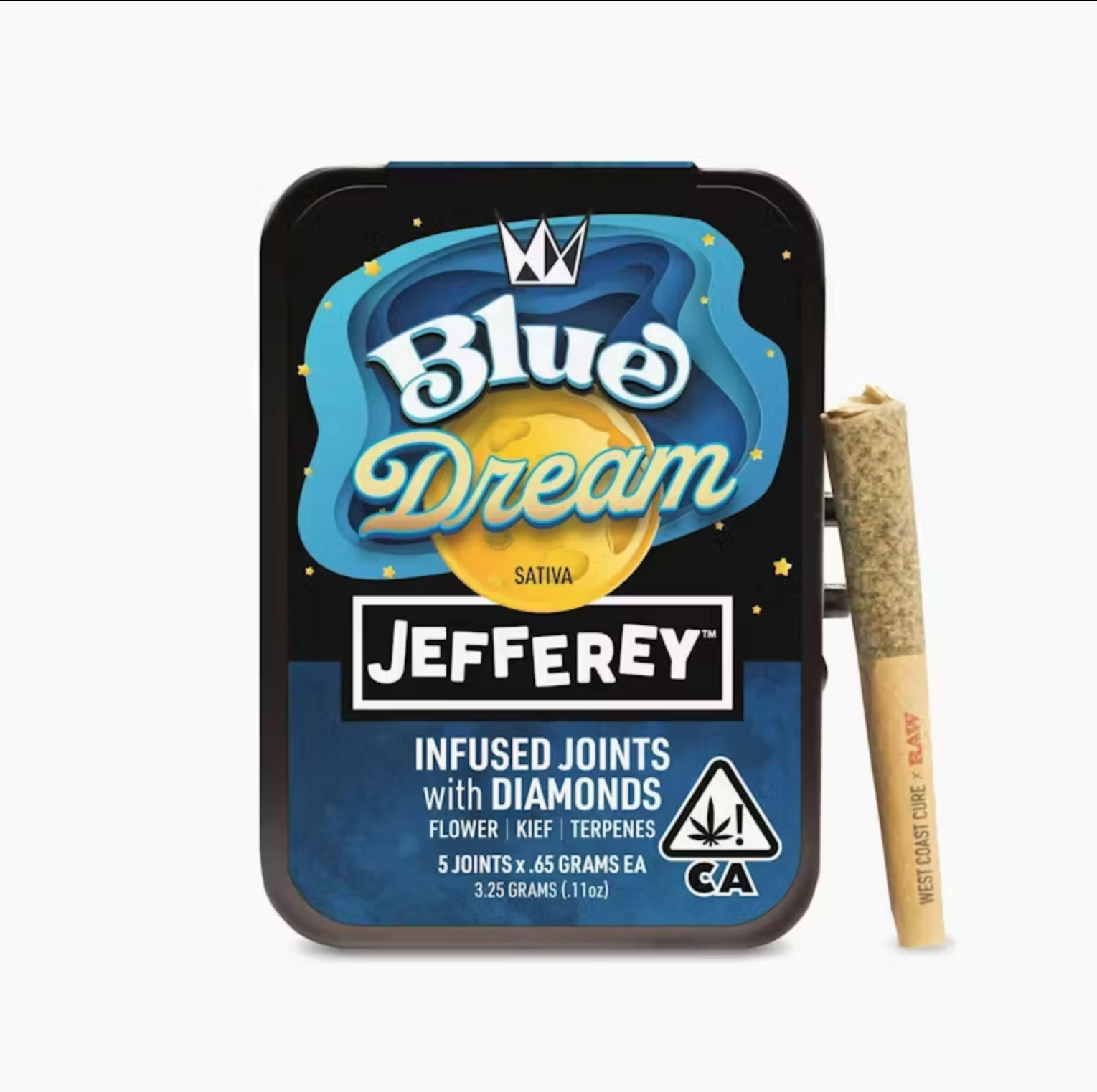 West Coast Cure - West Coast Cure - Blue Dream - 3.25g Jefferey Infused Joint - 5pk Main Image
