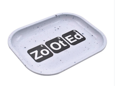 Zooted Small Rolling Tray-White