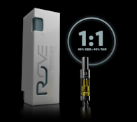 Rove - Strawnana (Hybrid) 1:1 THC:CBD Cartridge - 1g