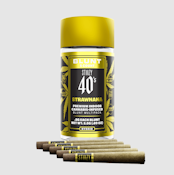 Strawnana - 40's Infused Mini Blunts 5 Pk (2.5g)