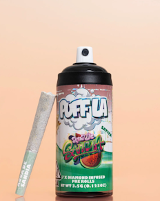 PUFF LA - Agua De Sandia - 7pk Diamond Infused Prerolls