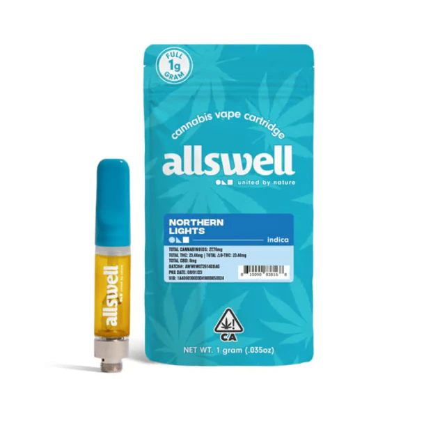 Allswell - Allswell - Northern Lights - Vape Cart - 1G Main Image