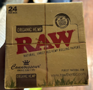 Raw Organic Hemp Connoisseur King Size Slim + Tips