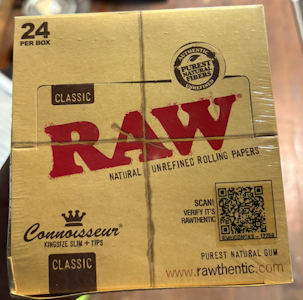 Raw - Raw Classic Connoisseur King Size Slim + Tips