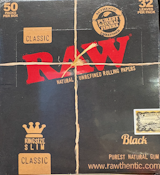 Raw Classic King Size Slim Black Edition 