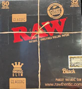Raw Classic King Size Slim Black Edition 