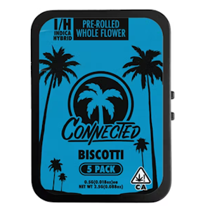 Connected - Connected 5pk Preroll 2.5g Biscotti