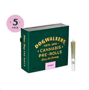 Dogwalkers - Dogwalkers | 5pk (.35g) Prerolls | Bananaconda | 1.75g