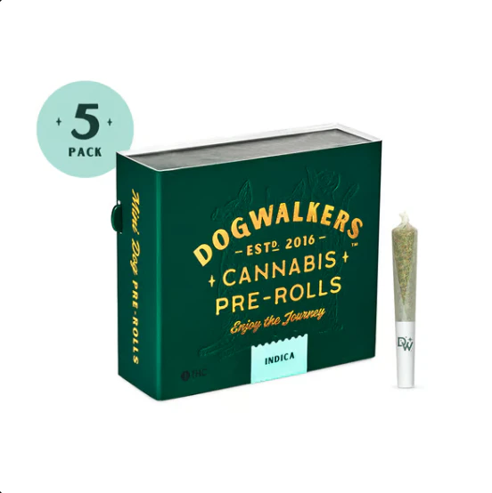 Dogwalkers - Dogwalkers | 5pk (.35g) Prerolls | Carolina Honey | 1.75g Main Image