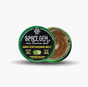 Space Gem - Space Gem 100mg Sour Apple Mind Expanding Gummy Belt