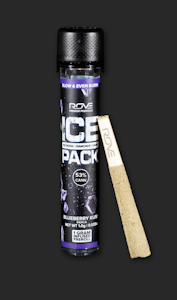ROVE - Blueberry Kush (Ice Packs) - 1g Rosin, Diamond, Hash Infused Pre-Roll