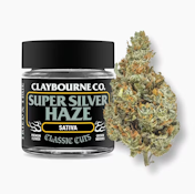 CLAYBOURNE - Flower - Super Silver Haze - Classic Cuts - 3.5G