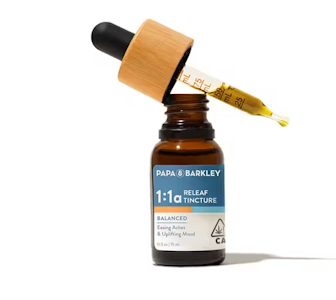 PAPA & BARKLEY - Papa & Barkley 450mg Releaf Tincture CBD:THC 1:1a