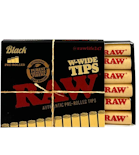 Raw Black Wide Pre-rolled tips