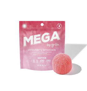 Grön | Strawberry Lemonade 1:1 CBC Mega Pearl| 100mg