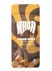 WHOA - WHOA | Caramel Chocolate | Cannabis Infused Milk Chocolate Bar | 100mg