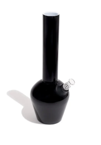 Chill Steel - Chill Steel Pipes 13" Double-Wall Insulated Bong Black Rubberized