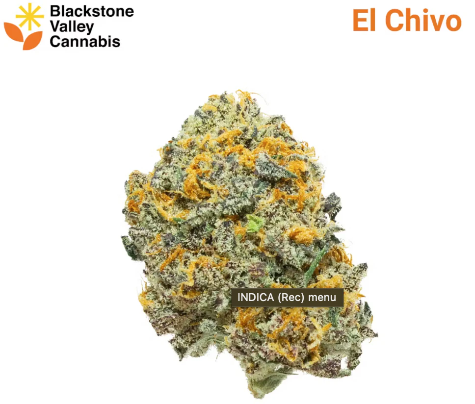 Blackstone Valley Cannabis - El Chivo - 3.5g - Blackstone Valley Cannabis Main Image